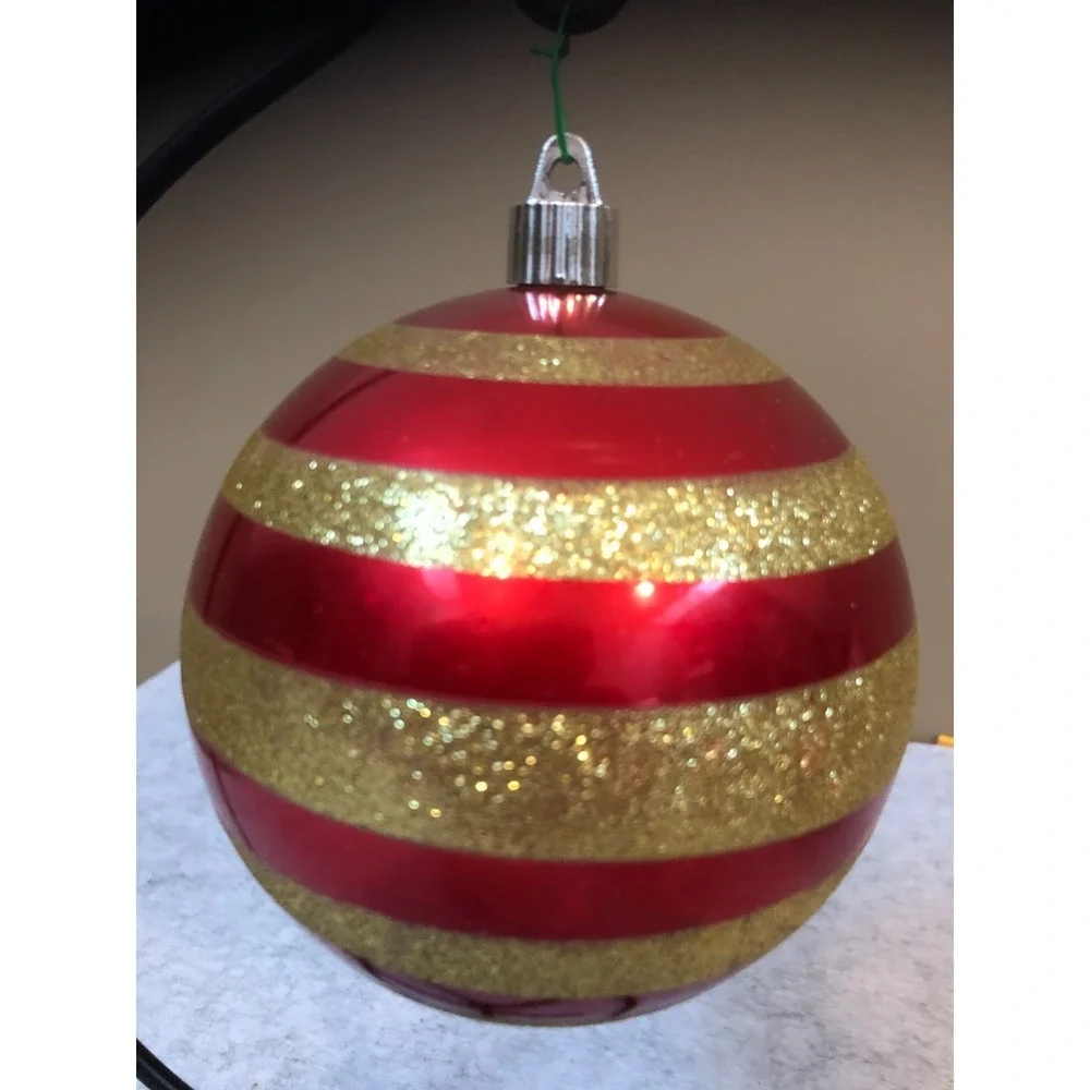 Lot of 7 ~ Miscellaneous Jumbo Christmas Ornaments